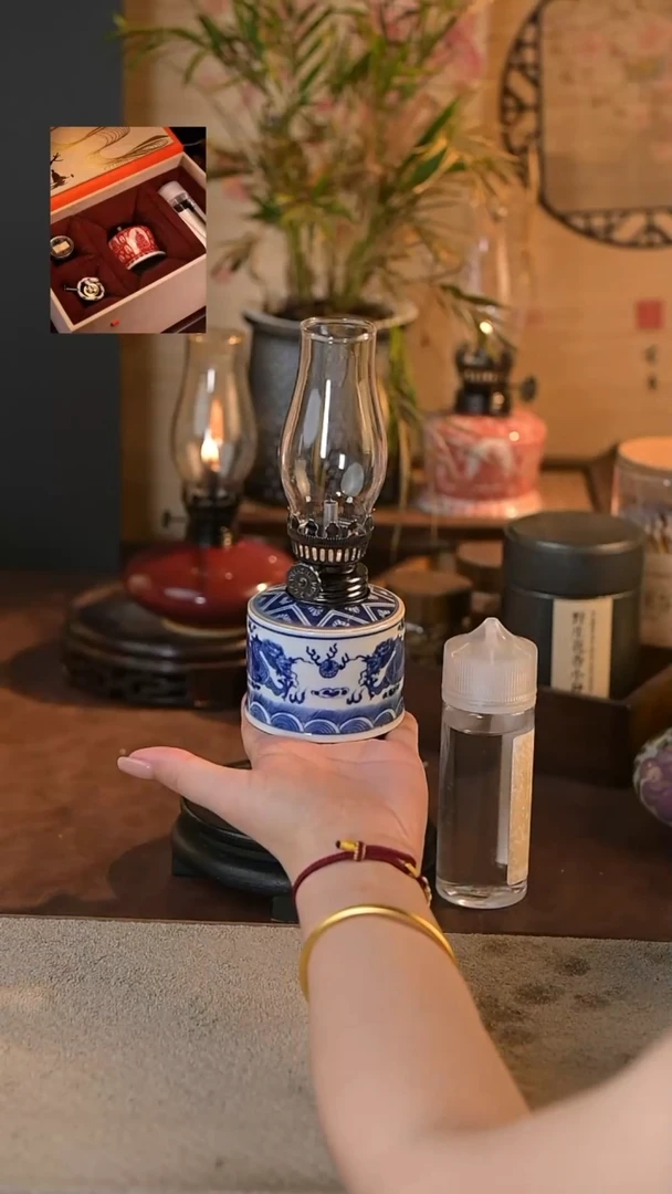 景德镇陶瓷香薰灯摆件