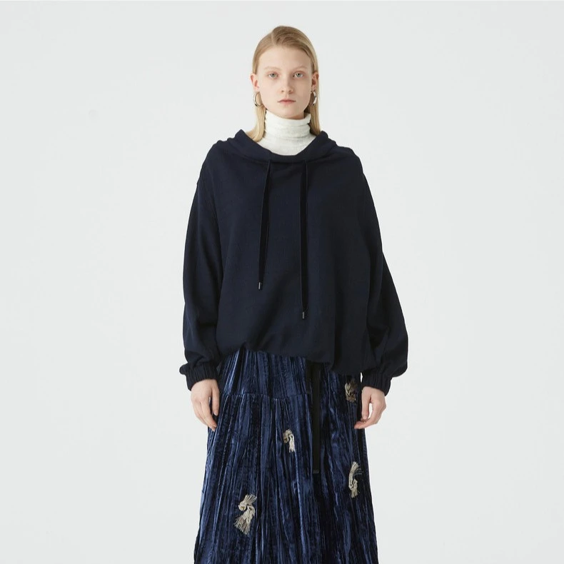 【心心精选】玛丝菲尔秋冬加绒时尚卫衣A1JS43091女装