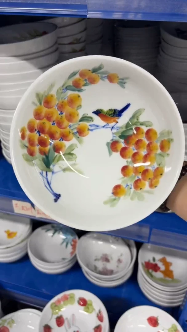 景德镇手绘釉中彩（食品级）大胖碗