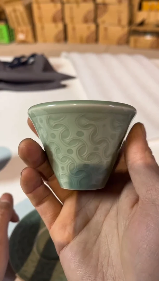 【闪购商品】瓷瑕疵青铜鄂杯1只