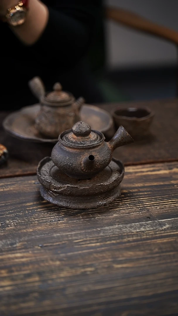 全手工制作 南蛮侧把壶