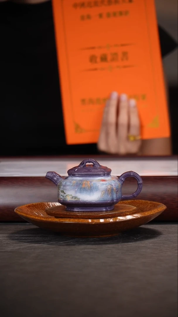 丁雪英/天青/四方抽角竹鼓/200c
