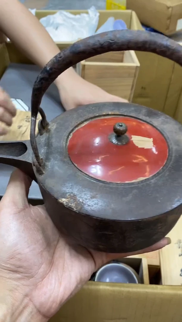 碟B中古回流茶壶茶杯