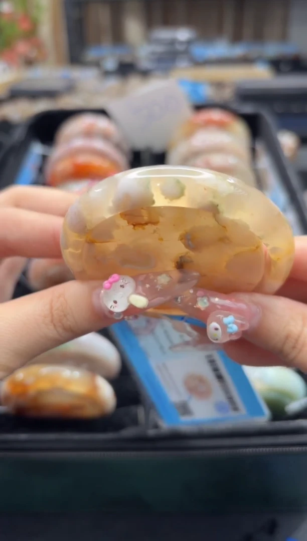 未镶嵌手镯石英质玉383(58圈赠送镯心)