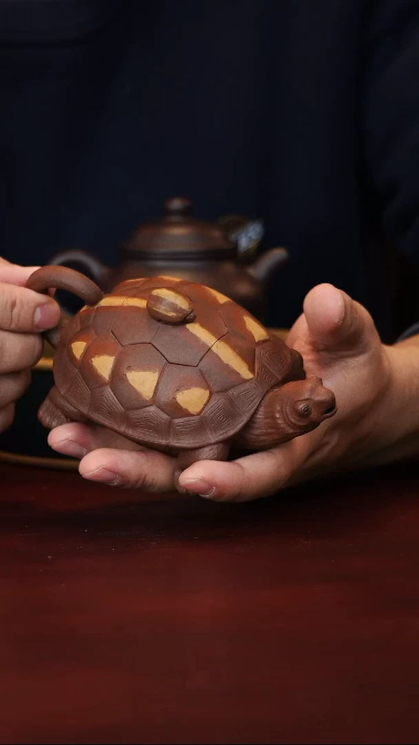 茶壶紫砂原矿高端紫砂--乌龟