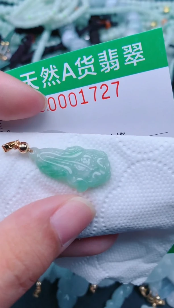 翡翠未镶嵌颈饰.0001727