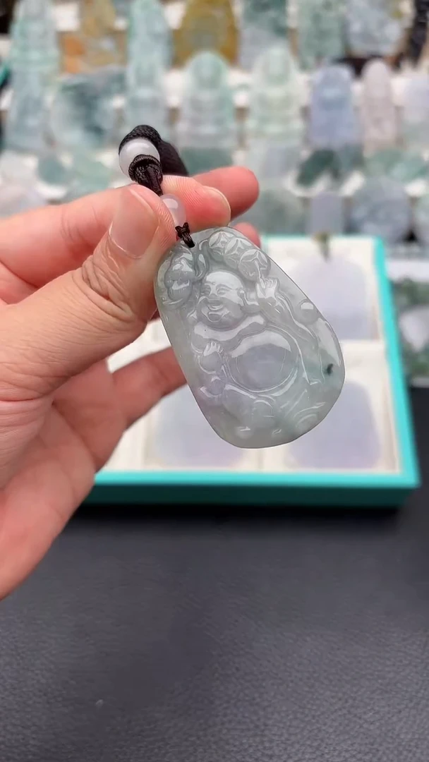 颈饰未镶嵌翡翠天然缅甸A货翡翠112