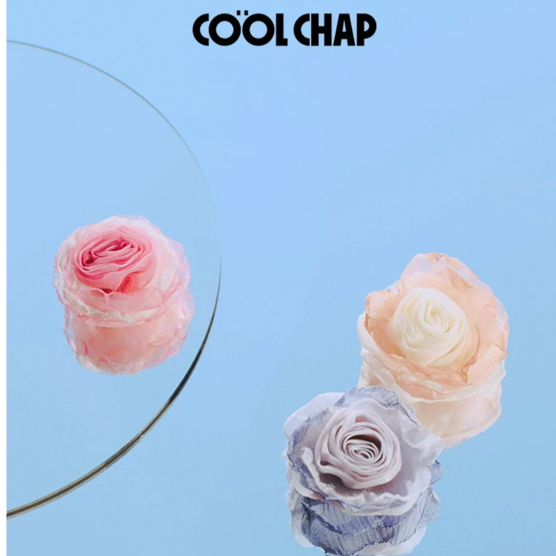 COOLCHAP2025新款吉赛尔系列编制绒花鞋花扣扣鞋花鞋扣装饰