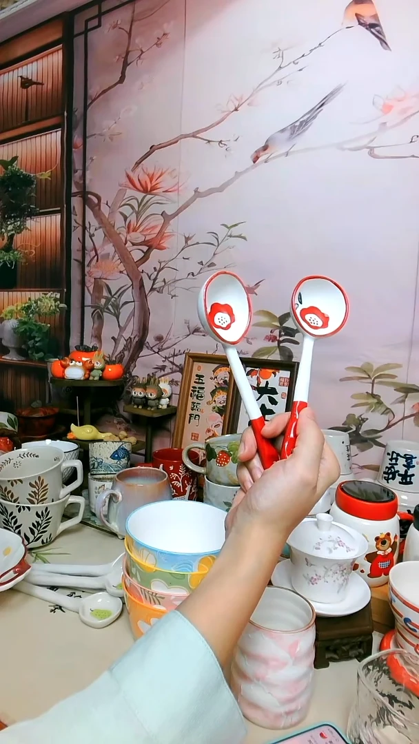 景德镇陶瓷勺子2只