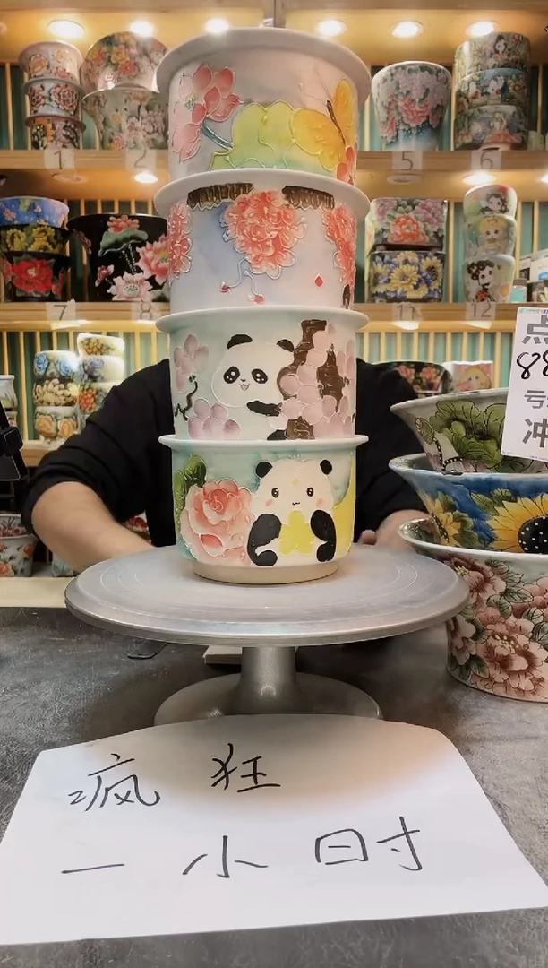 瓷片默认微瑕一物一拍1120-156-4个