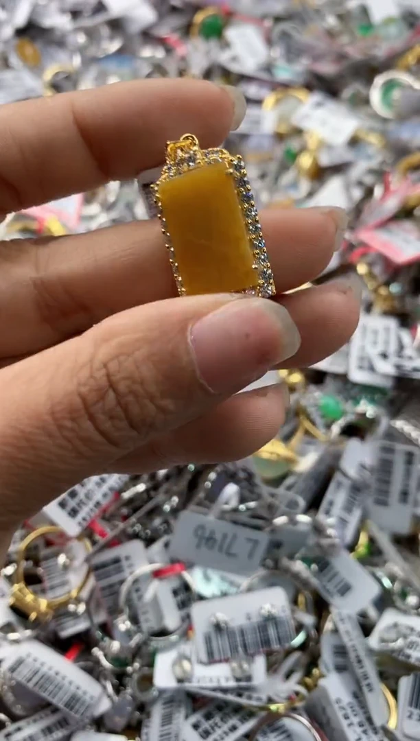 银S925镶嵌戒指翡翠101010---8