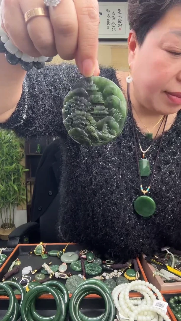 颈饰未镶嵌和田玉多样性发一  89