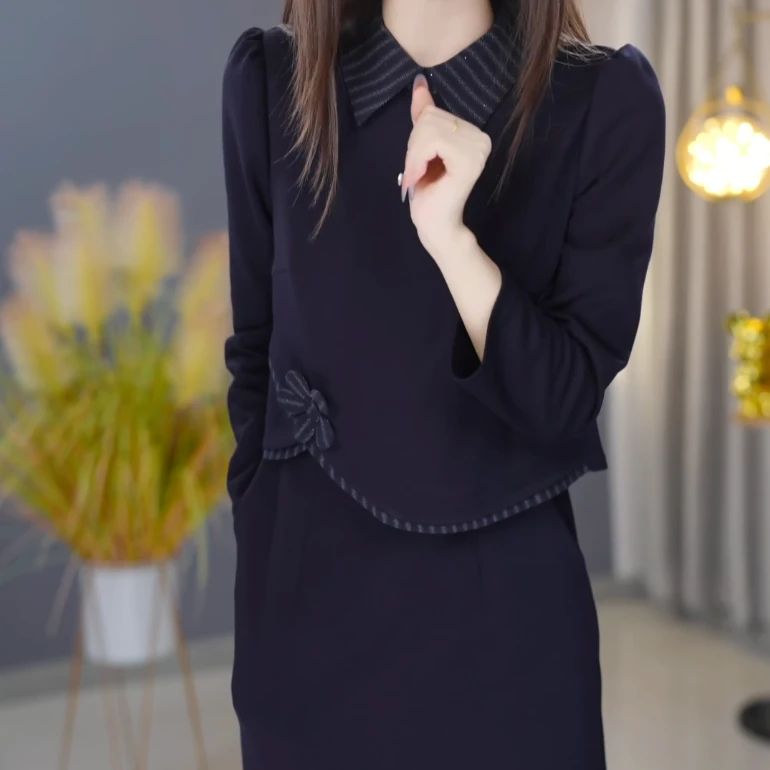 TZ连衣裙优雅气质时尚减龄休闲显瘦收腰早秋