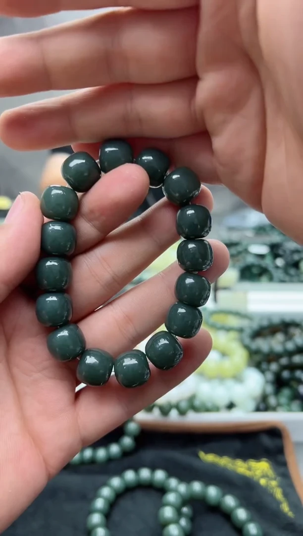 手串未镶嵌和田玉新疆且末蓝14