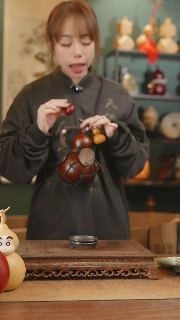 【闪购商品】240号精品天然大漆工艺防渗内胆酒葫芦~