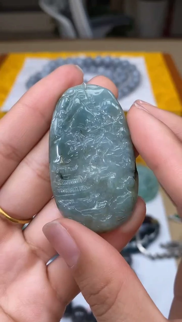 【闪购商品】翡翠颈饰未镶嵌天然A货翡翠