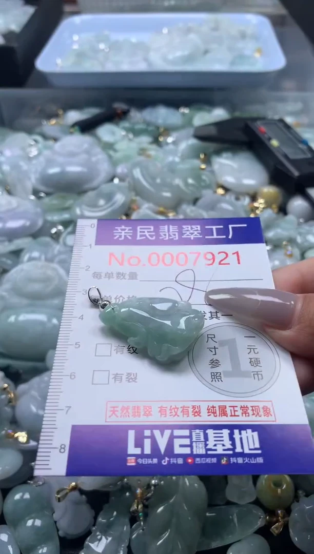 颈饰未镶嵌翡翠7921