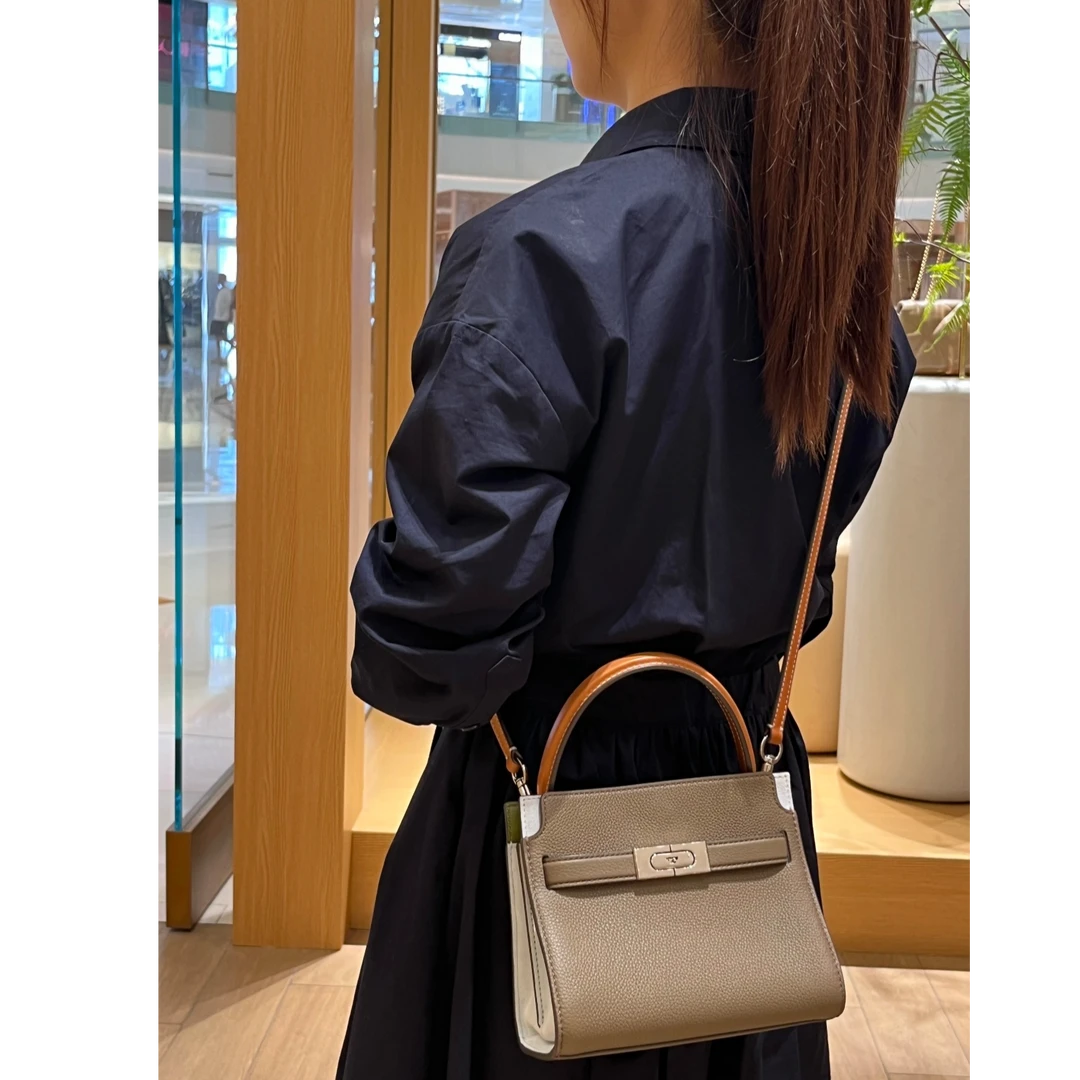 TORY BURCH/汤丽柏琦TB女Lee Radziwill手提包迷你双层单肩斜挎包
