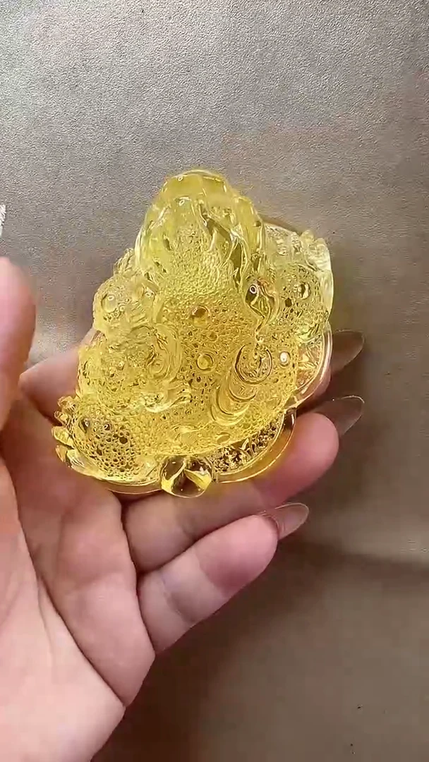 琥珀颈饰未镶嵌吊坠