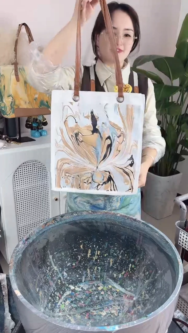 帆布33小艺手作大漆包包