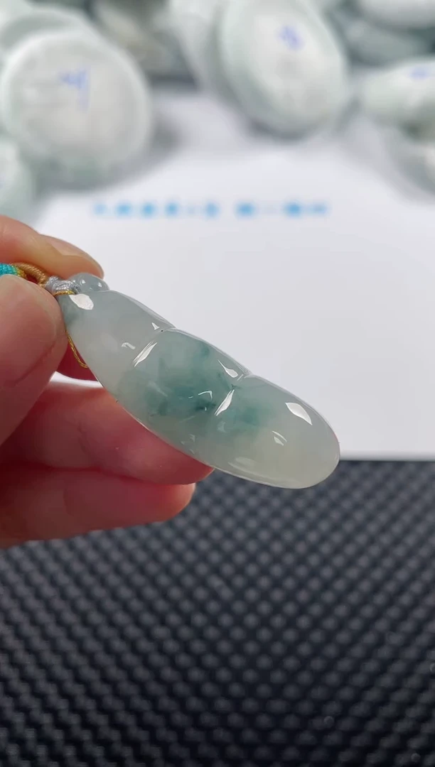 颈饰未镶嵌翡翠基地发货H7673 豆子