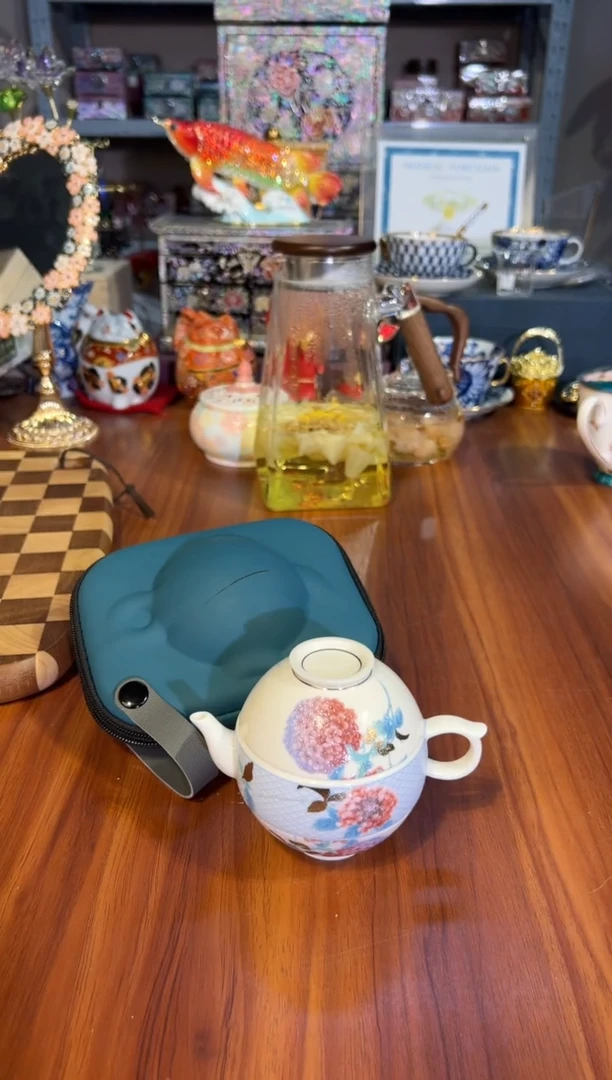 159宫礼绣球花一壶两杯