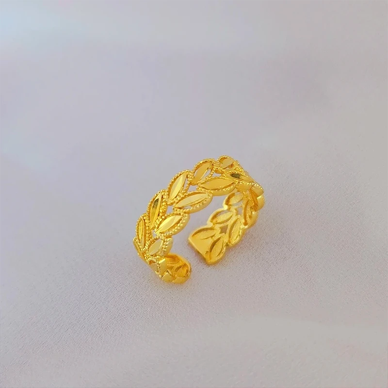 小众时尚高级感简约个性亮片新款活口铜合金