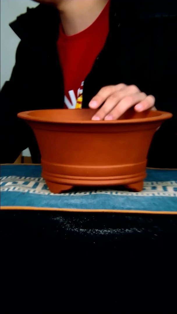 【闪购商品】紫砂花盆19.5*9内径紫砂花盆