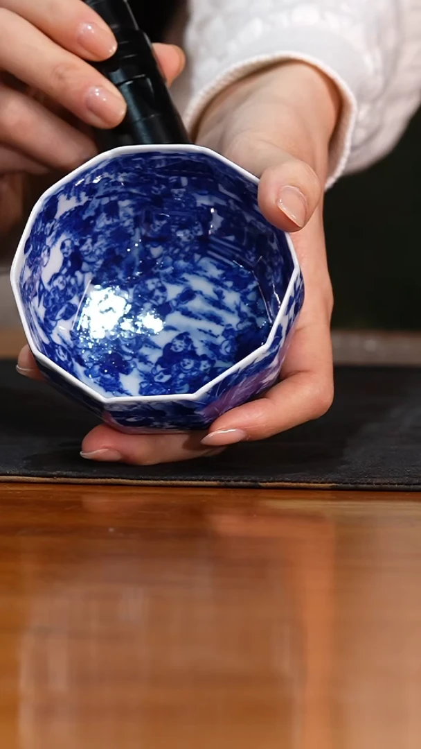 瓷瓷姑娘铭墨朗谷百子杯