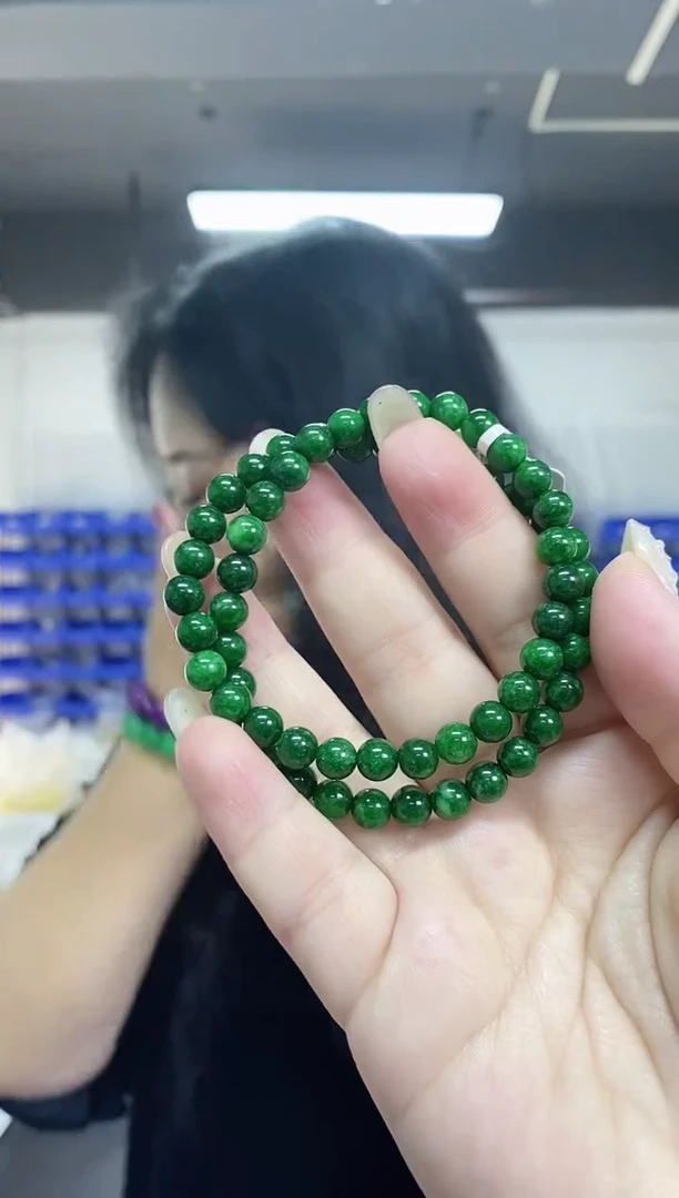 【闪购商品】翡翠手串未镶嵌多样性发其一颜色微差