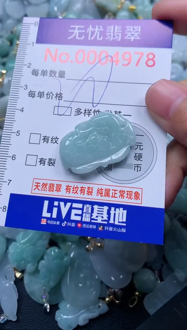 颈饰未镶嵌翡翠4978