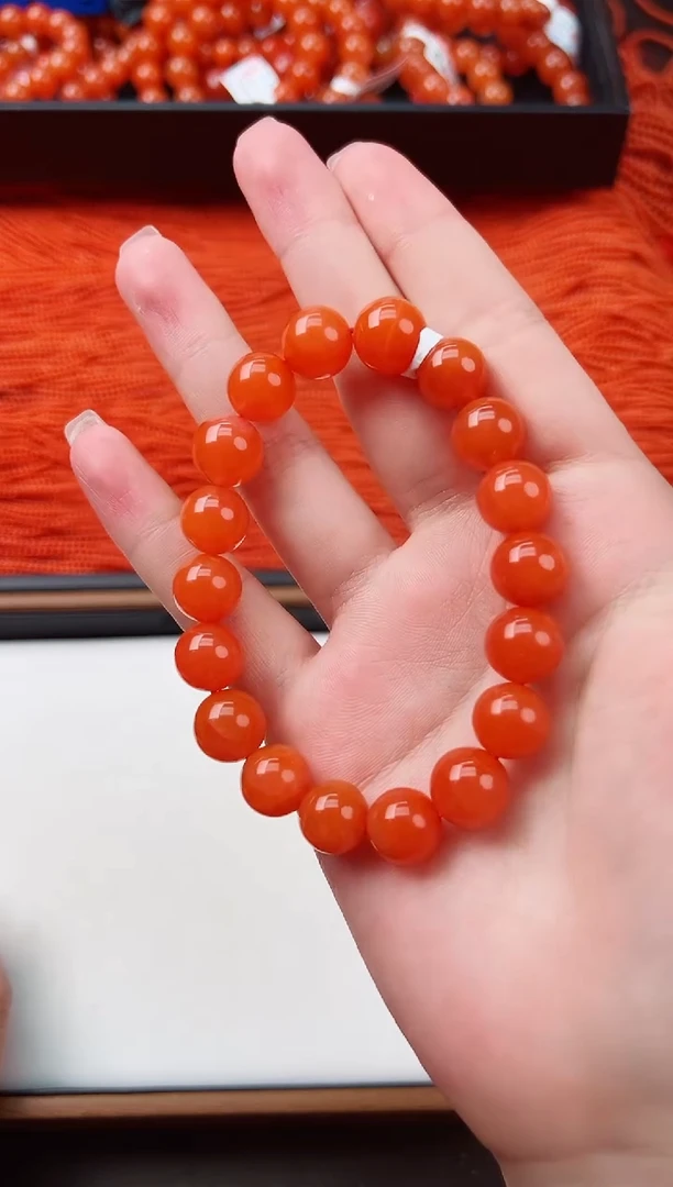 未镶嵌手串南红玛瑙保山杨柳滴水洞亮光11+