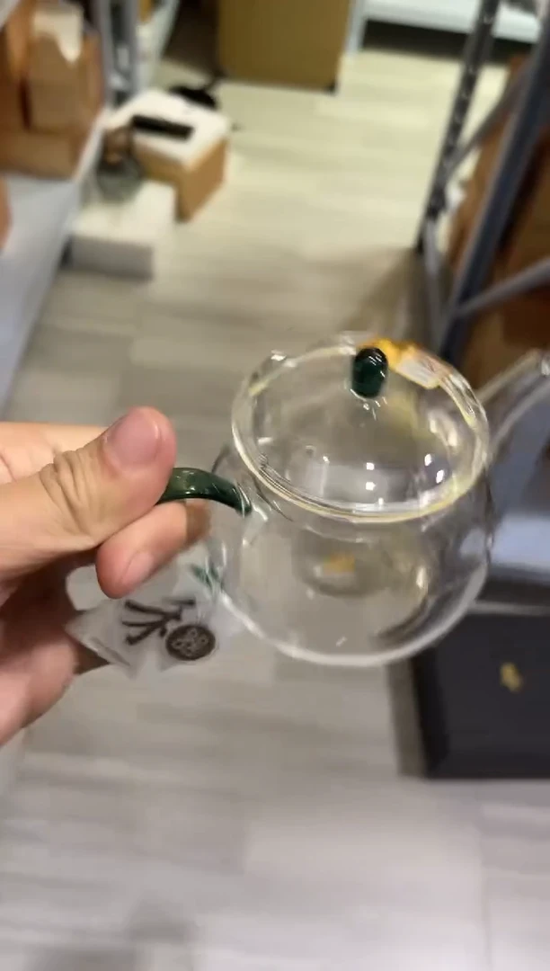 【闪购商品】禾器/晶彩青云壶/墨绿