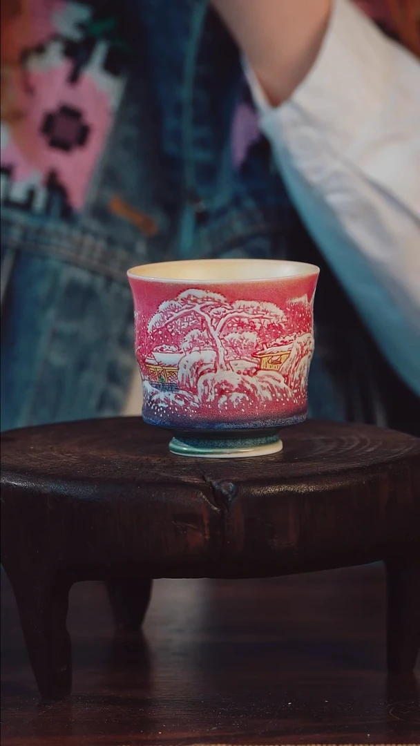 艺然堂手工手绘茶器