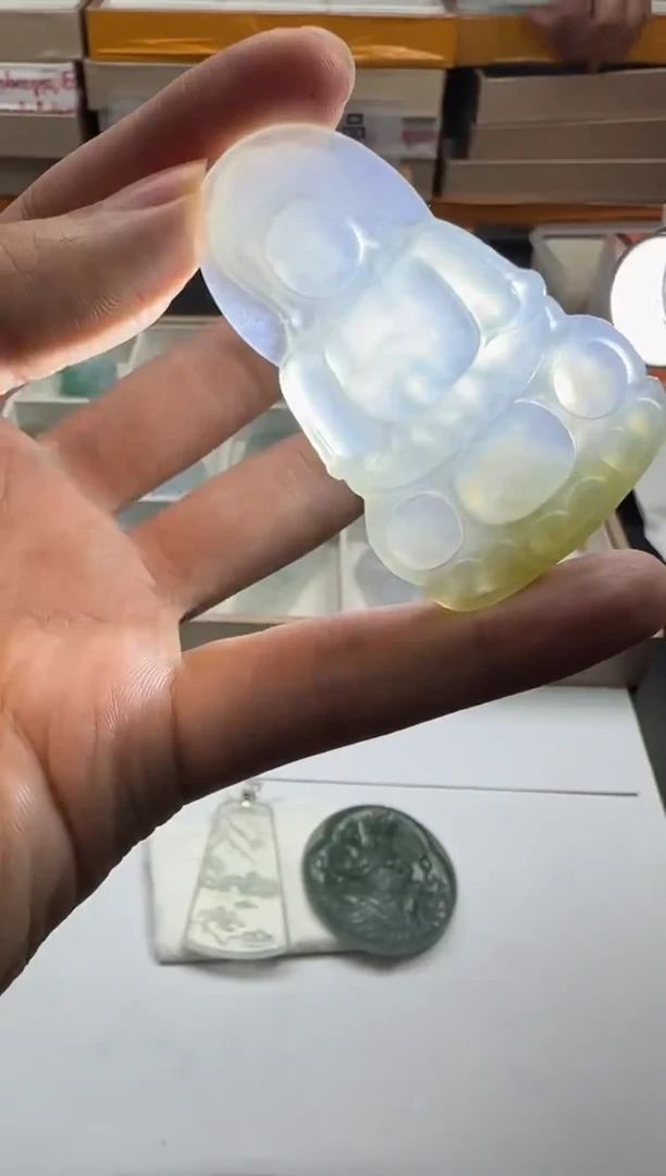 未镶嵌定制翡翠奶**！51006（多样性发其一）