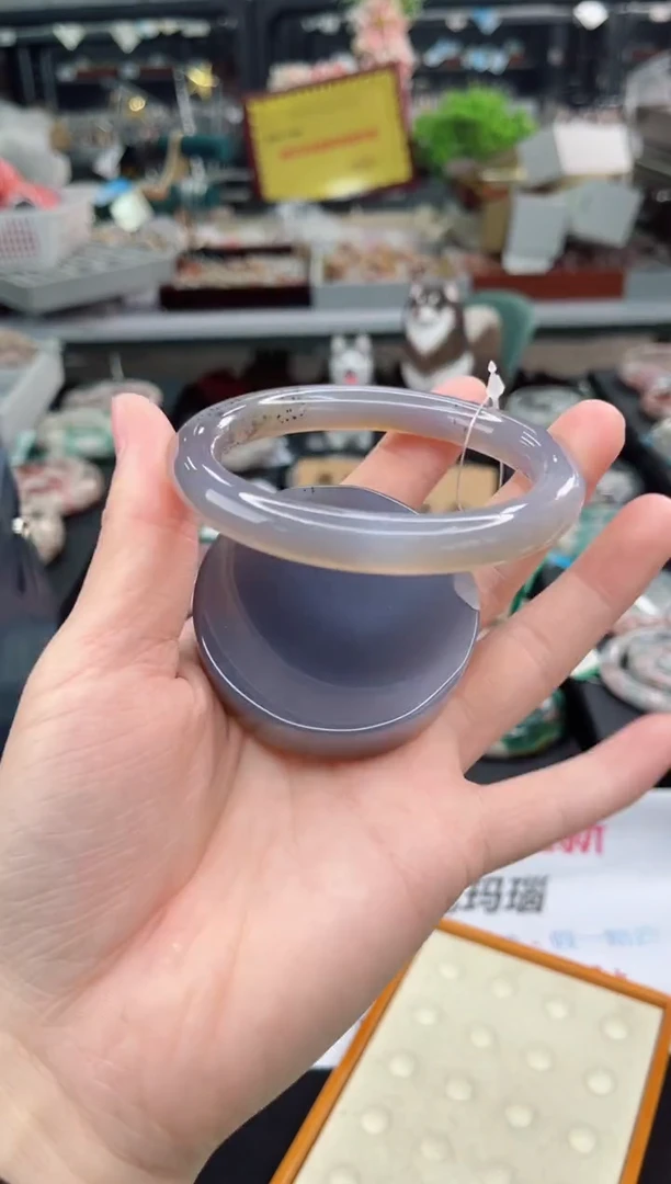 【闪购商品】石英质玉手镯未镶嵌60圈口（赠品镯心）3931299