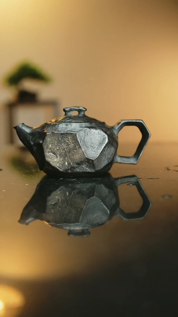 蜀*男冰碛岩拙器壶