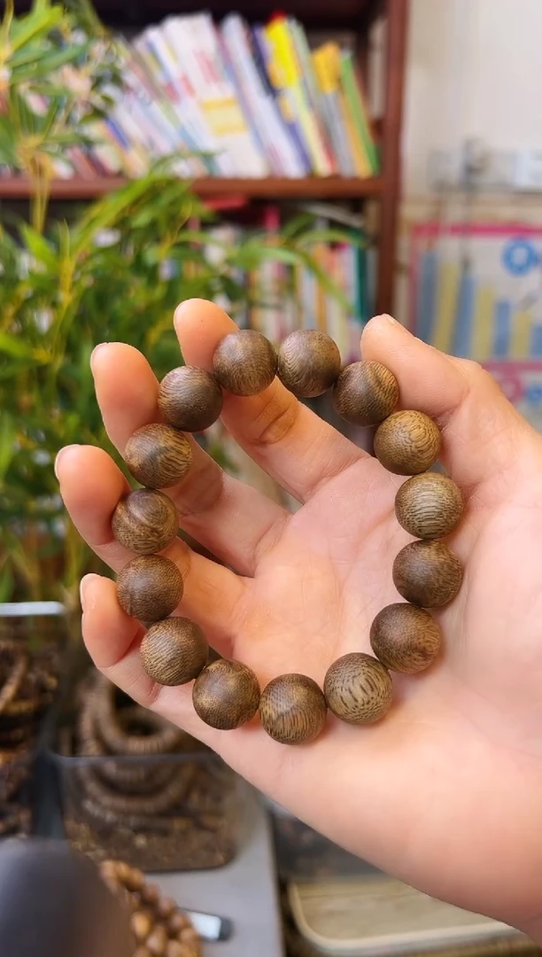 【闪购商品】沉香手串棋楠圆珠单圈