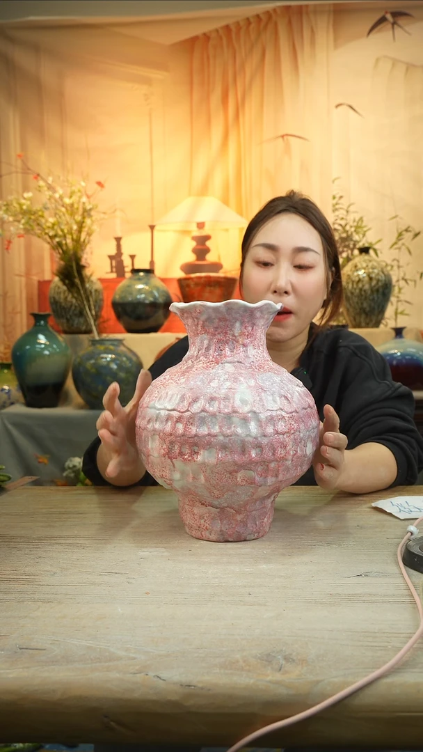 高·29口14陶瓷花瓶花器