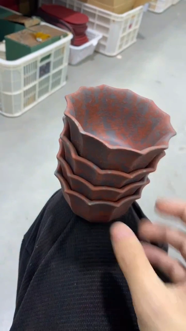 瓷片4个陶瓷茶具茶器