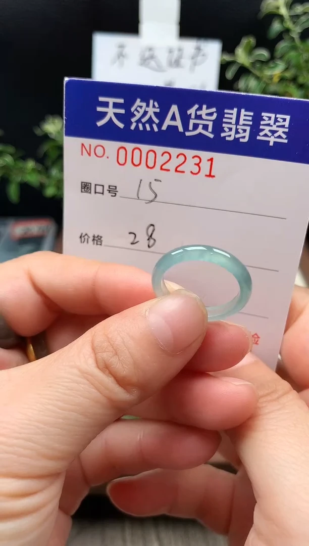 未镶嵌戒指翡翠15#