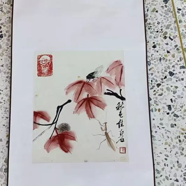 橱窗展示/暮雨文化//白石复刻版画
