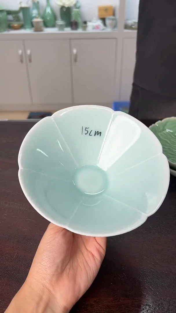 龙泉云间青瓷小米茶器