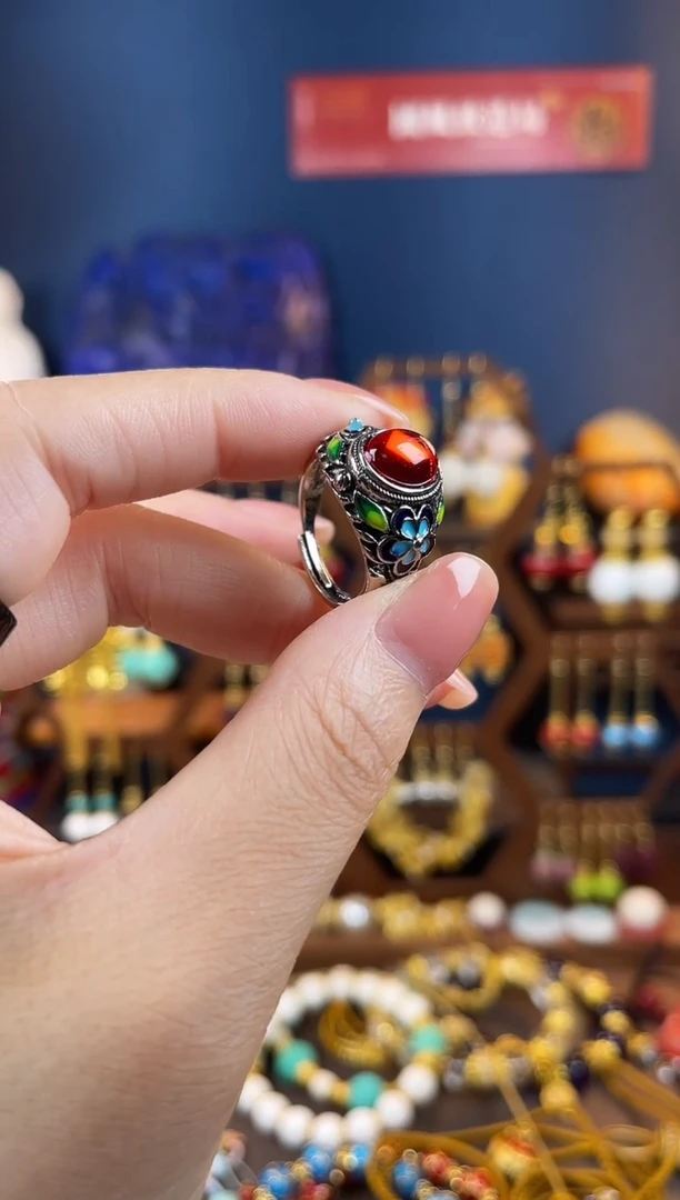 琉璃手工艺品 ，3号戒指戒指戒指戒指