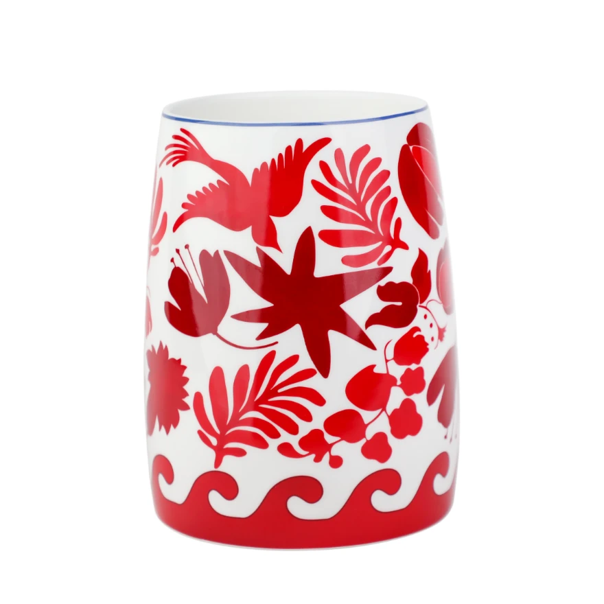 【CL家】13.1*18 CM（红色）马蒂斯18cm花瓶