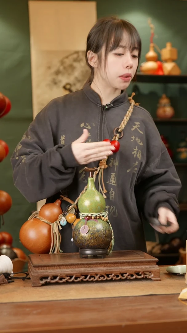 93号精品天然大漆酒葫芦一物一拍~