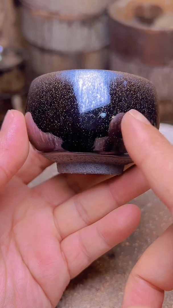 茶盏龙窑柴烧主人杯..