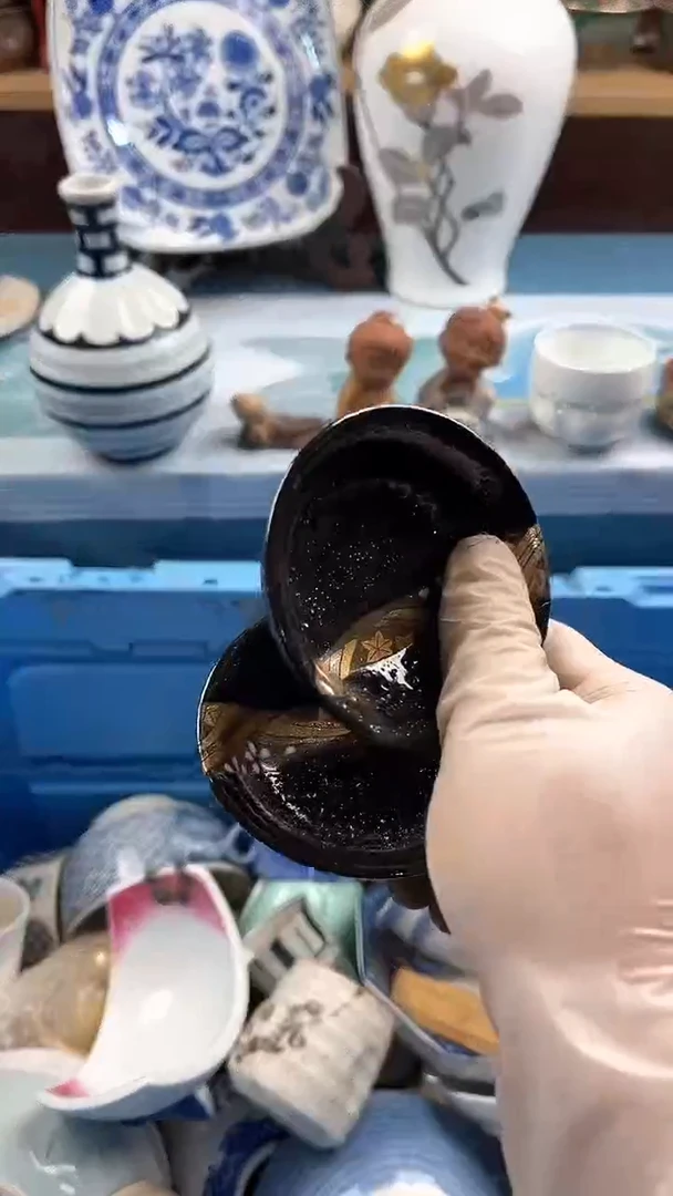 瓷片英歌瓷器满19.9包邮