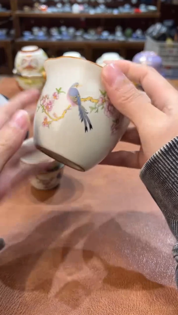 真的很便宜会开片的旅行茶具