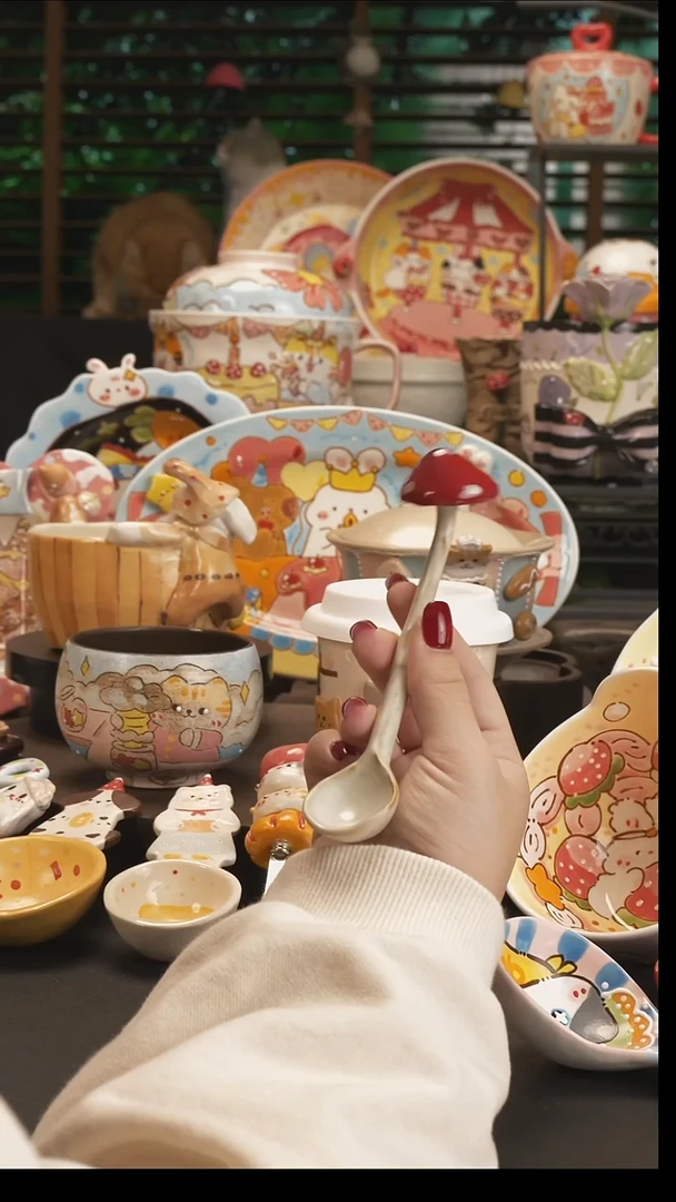 【原创设计】德化手绘陶瓷